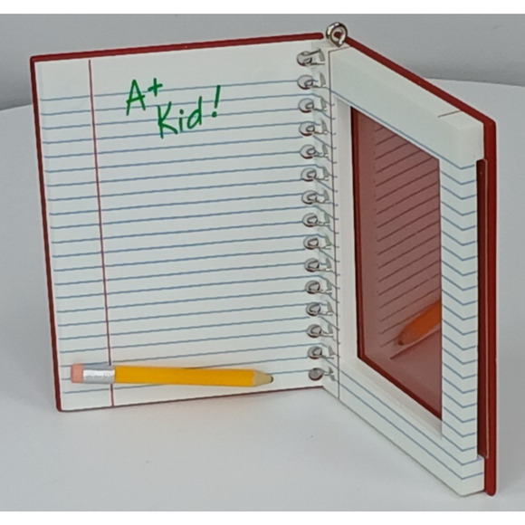 2008 Hallmark Keepsake “School Memories” Notebook A+ Kid Ornament - Picture 7 of 9